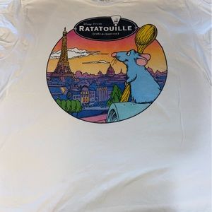 4x Disney ratatouille white t shirt